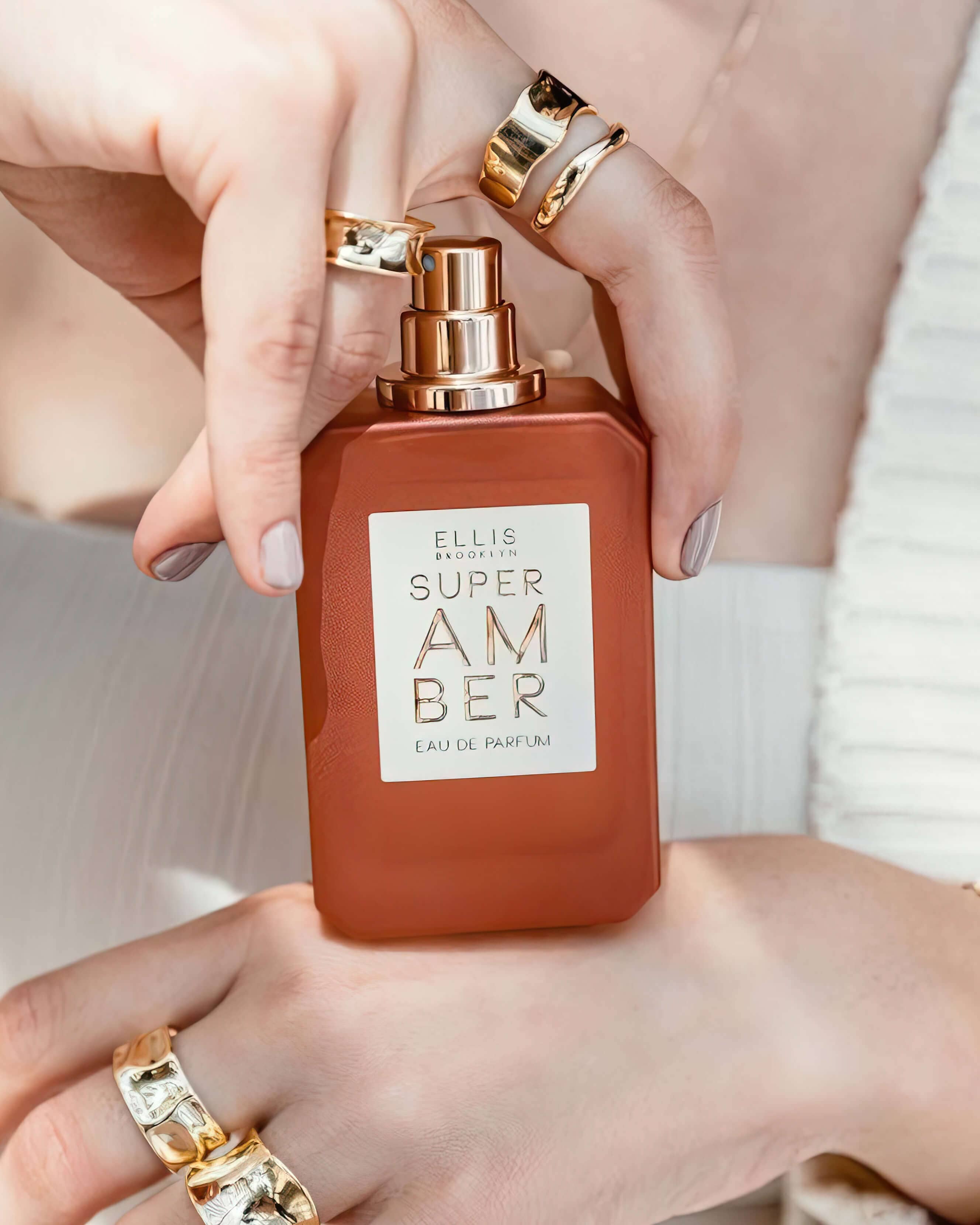 SUPER AMBER Eau de Parfum for Women - Long Lasting Amber Fragrance Perfume Oil - Perfect for Date Night, Evening Events & Special Occasions