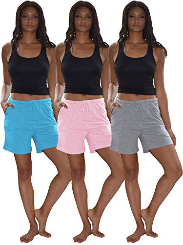 3 Pack- Pink /Turqoise/ Grey
