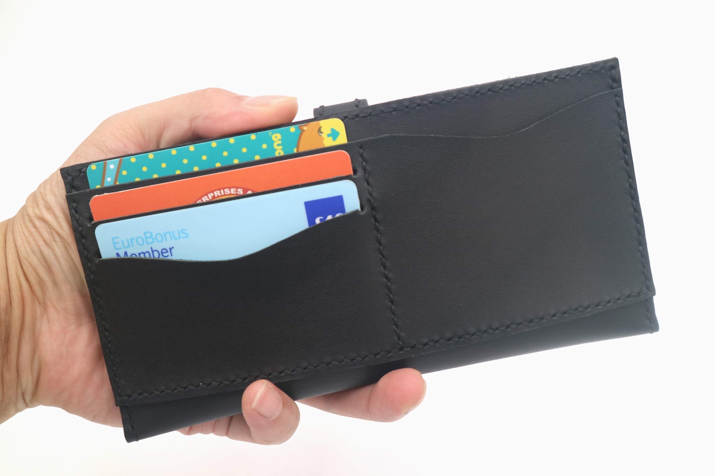 Genuine Leather Clutch Wallet for Women - RFID Blocking with 3 Card Slots & Phone Pocket - Perfect for Travel, Parties, and Everyday Use