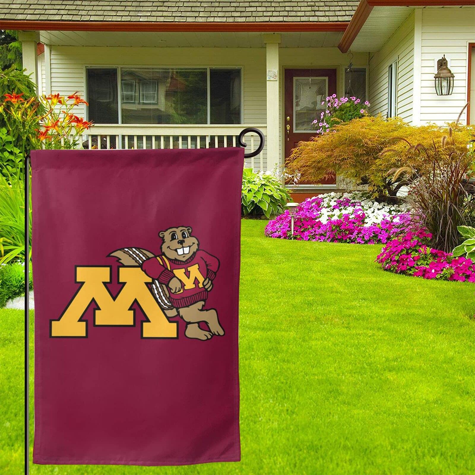 Minnesota Twin Cities Double Sided Garden Flag - Outdoor Indoor Home Yard Decor for Porch, Lawn & Seasonal Celebrations