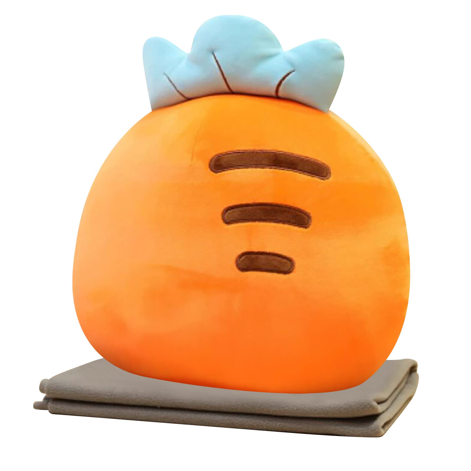 Soft Plush Wool Cute Animal Pillow Toy - Warm Winter Blanket for Kids & Adults - Home Decor Cushion, Stuffed Doll for Bedroom, Living Room, Nursery - Perfect Gift for Christmas & Cozy Nights (Size C, One Size)