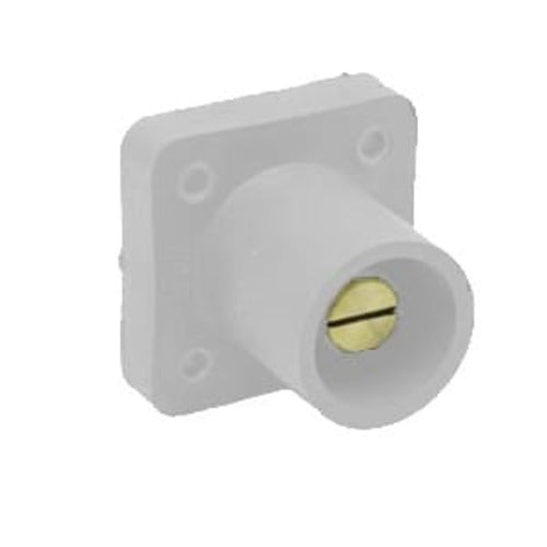 Crouse Hinds J Series E1016 Threaded Post Receptacle - Panel Mount CAM Lok Connector for Industrial Electrical Panels & Power Distribution