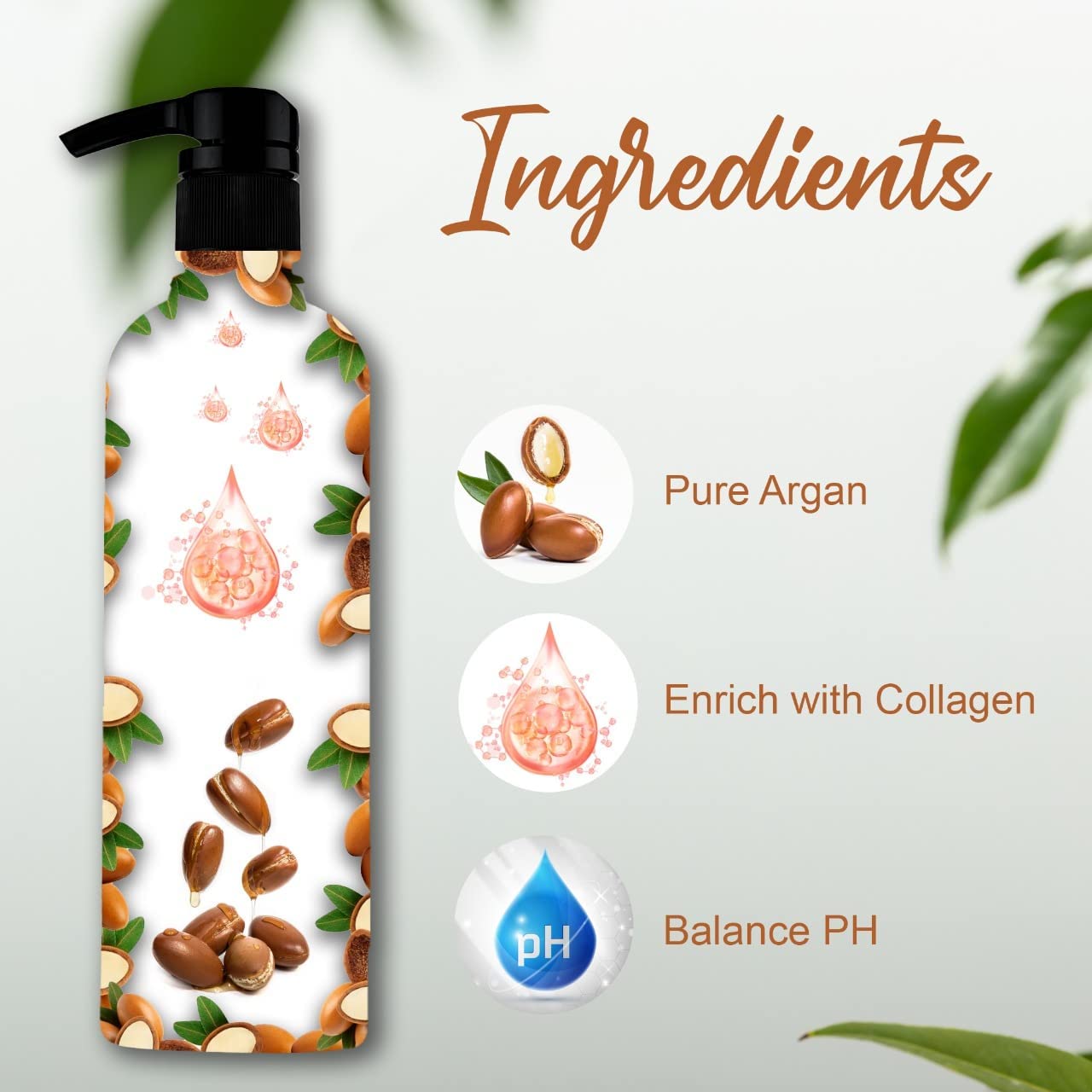 Keralooks Professional Smoothing Plus Keratin Luxury Shampoo 500ml - Sulfate Free Hair Repair Treatment with Keratin Protein & Argan Oil for Dry, Frizzy, Chemically Treated Hair | Deep Conditioning for Salon-Quality Results at Home