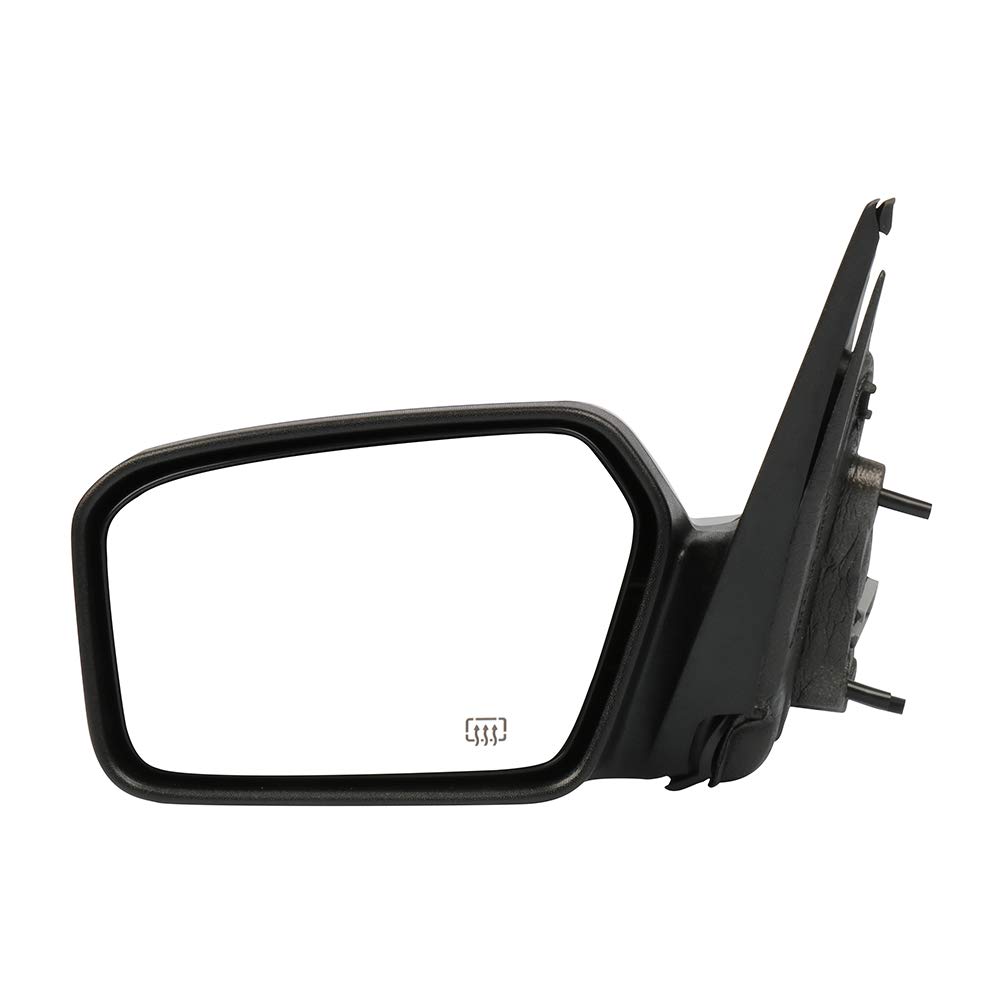 2006-2011 Mercury Milan Power Heated Side View Mirror - Driver Side with Power Adjustment, Non-Folding Black Replacement Mirror for Enhanced Visibility & Safety (Perfect for Winter Driving & Nighttime Visibility)