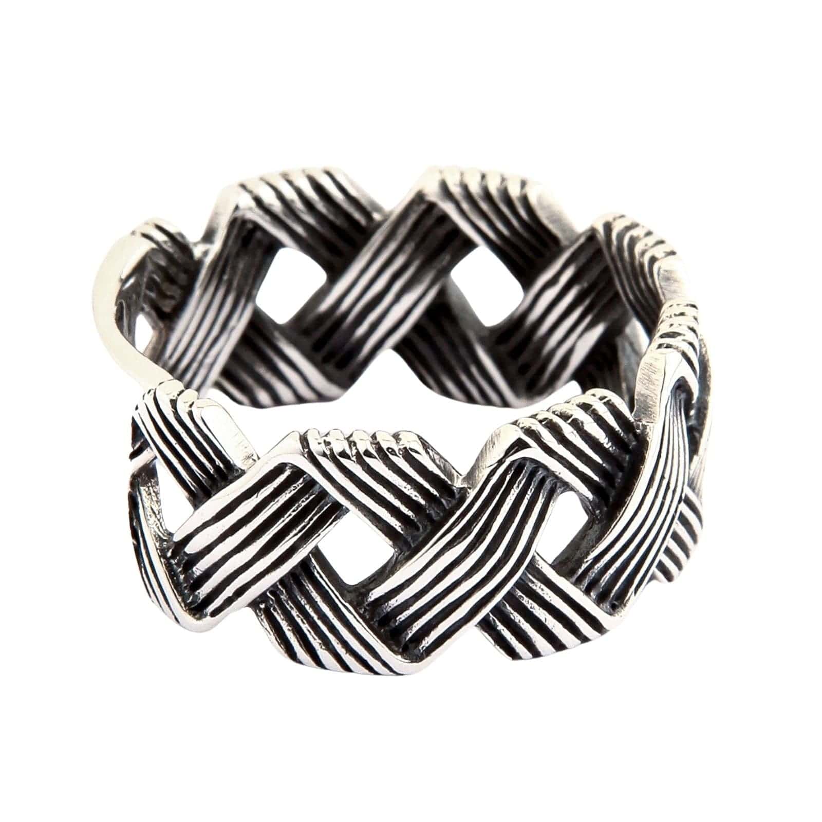 Handmade Wave Knot Sterling Silver Band Ring for Women - Boho Chic Jewelry for Everyday Wear & Special Occasions