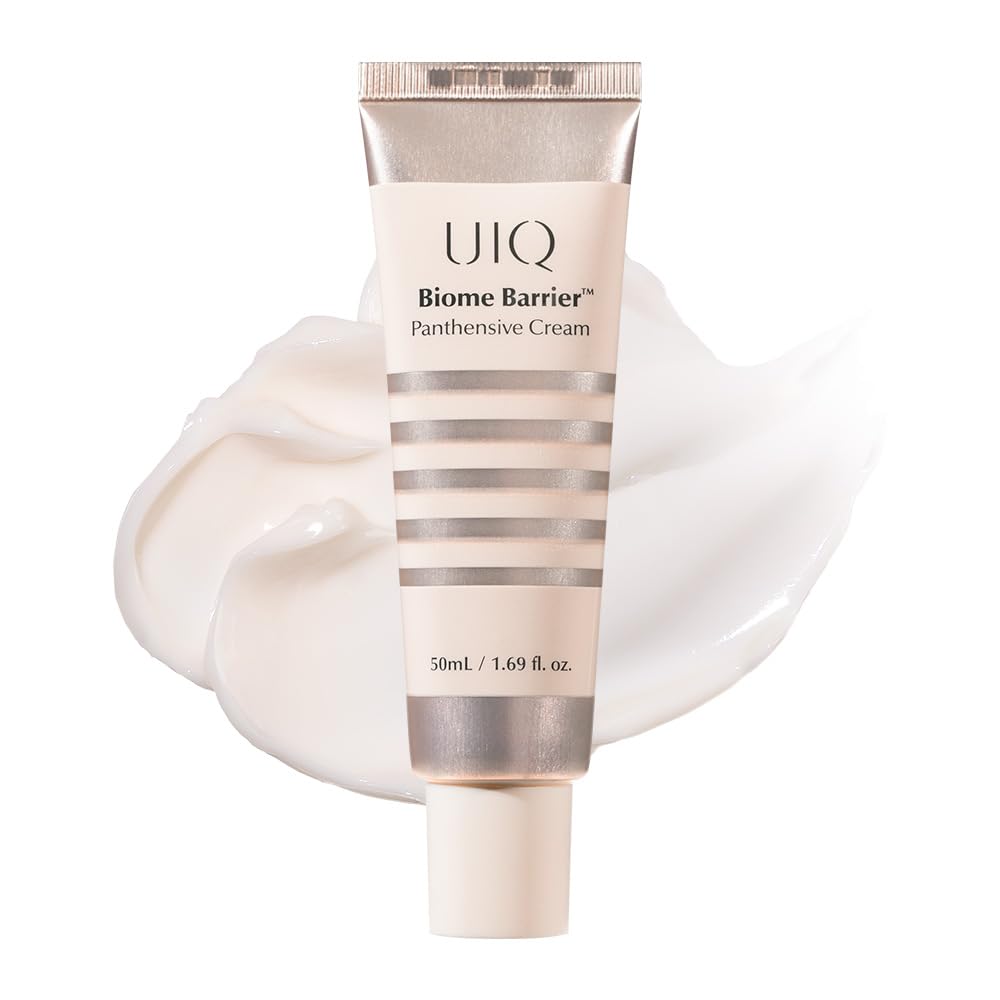 UIQ Moisture Barrier Intensive Hydrating Face Cream for Dry & Sensitive Skin | With DexPanthenol & Ceramide | Non-Comedogenic Korean Skincare | 1.69 fl.oz/50ml | Perfect for Nighttime Repair & Daily Hydration