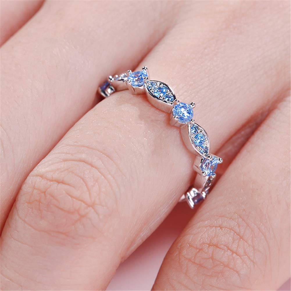 Jeulia Sterling Silver Round Cut Women's Wedding Band Ring - Elegant Bridal Jewelry for Wife, Anniversary & Birthday Gift (Includes Jewelry Box) | Perfect for Proposals, Weddings & Special Occasions