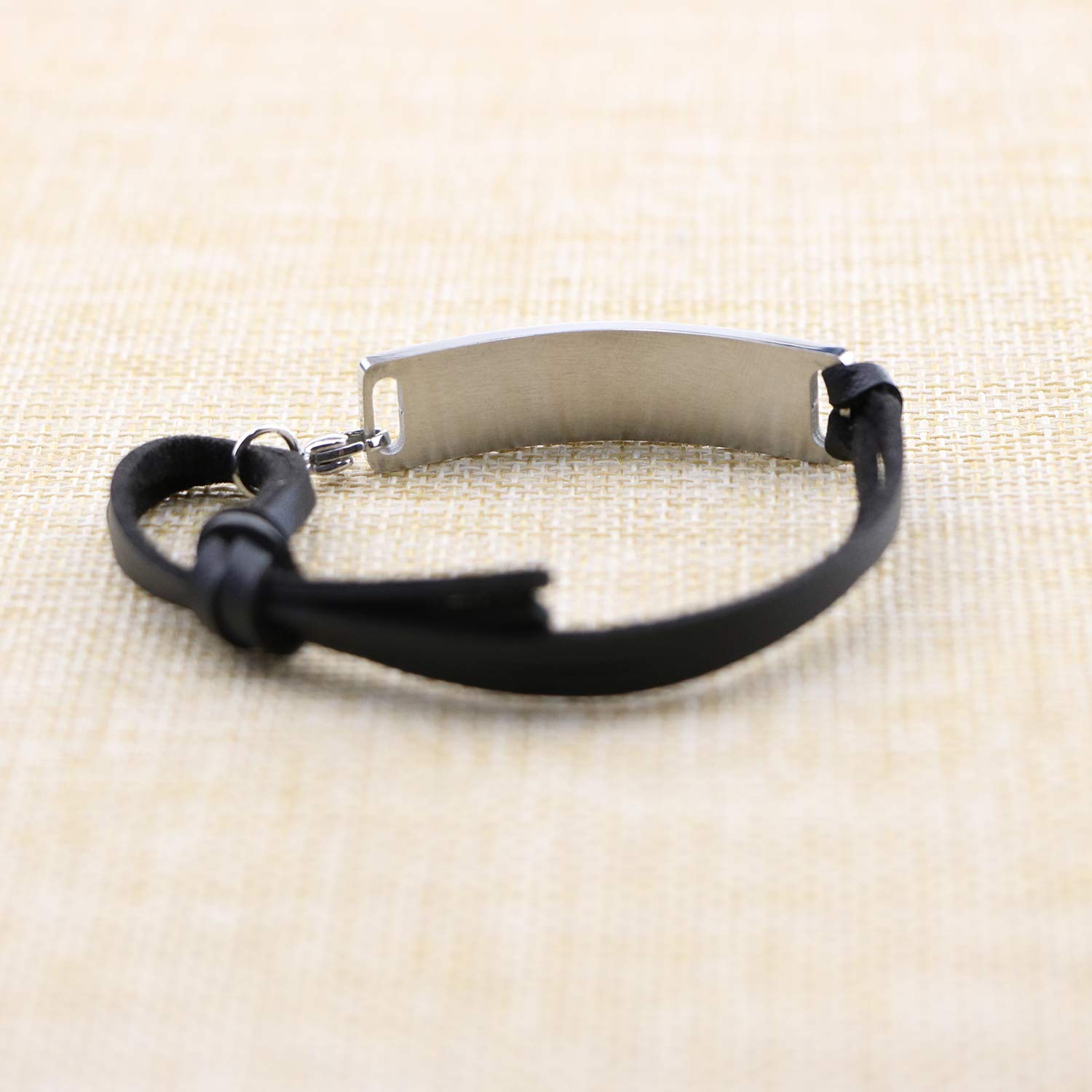 Inspirational Stainless Steel Bar Wrap Bangle Cuff Bracelet for Women - Personalized Christmas & Birthday Gift - Perfect for Daily Wear, Office, Parties & Special Occasions