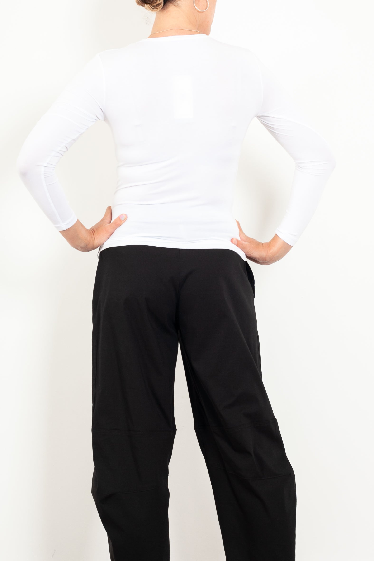 Tani Women's High Neck Long Sleeve Micromodal T-Shirt - Soft Stretchy Comfort Top for Yoga, Workout & Casual Wear