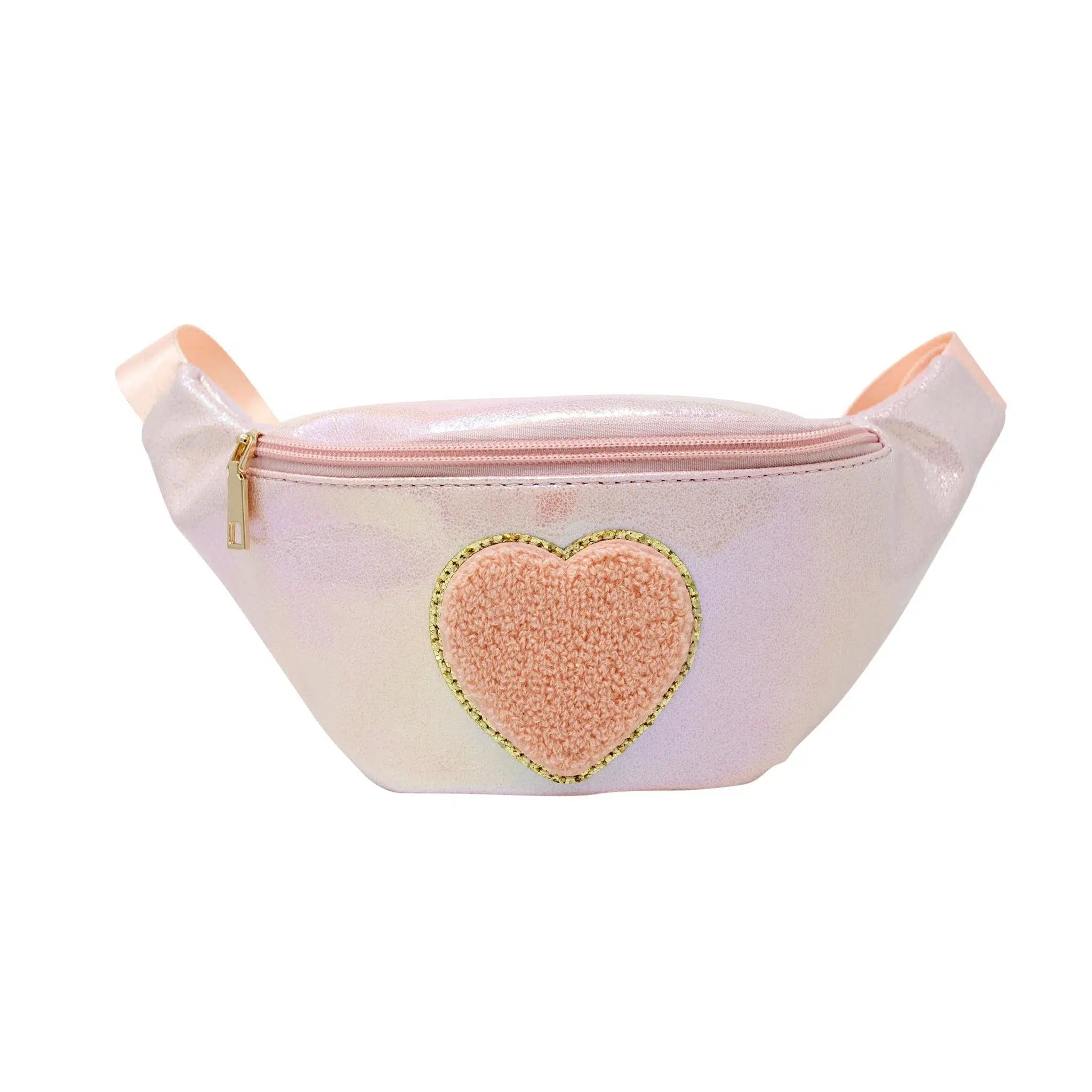 Zomi Gems Women's Sling Bag - Pink Shiny Heart Crossbody Purse for Daily Use, Travel & Shopping | Fashionable Shoulder Bag for Women & Girls