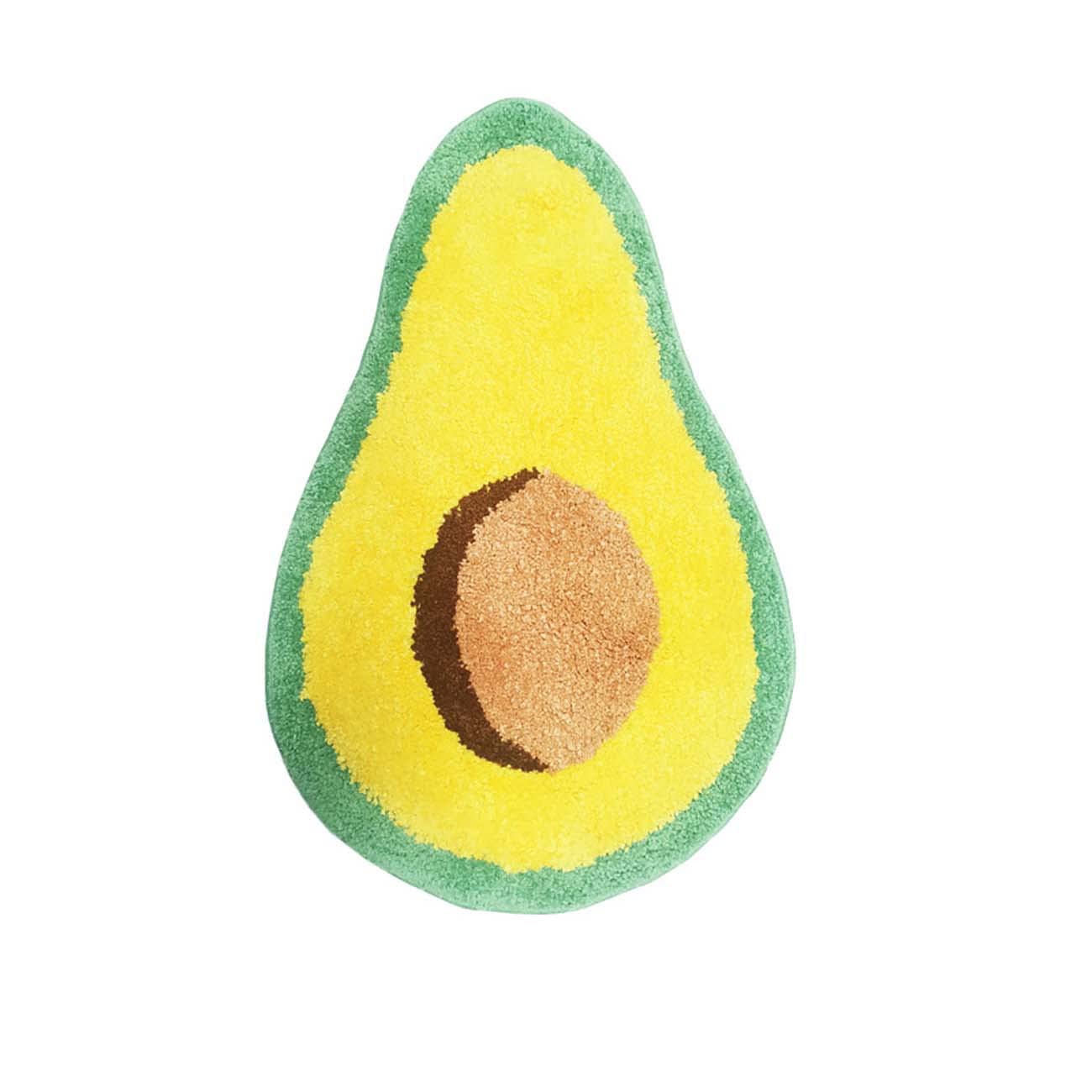 Non-Slip Avocado & Pineapple Welcome Door Mat - 32x20 Inch Machine Washable Indoor Rug for Living Room, Bedroom, Bathroom | Perfect for Home Decor, Kitchen Entryway & Front Door