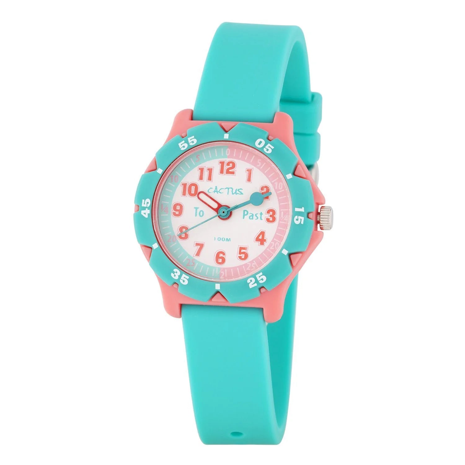 Cactus HERO Waterproof Digital Watch for Kids - Learn to Tell Time - Perfect for Swimming, Outdoor Play & School Activities