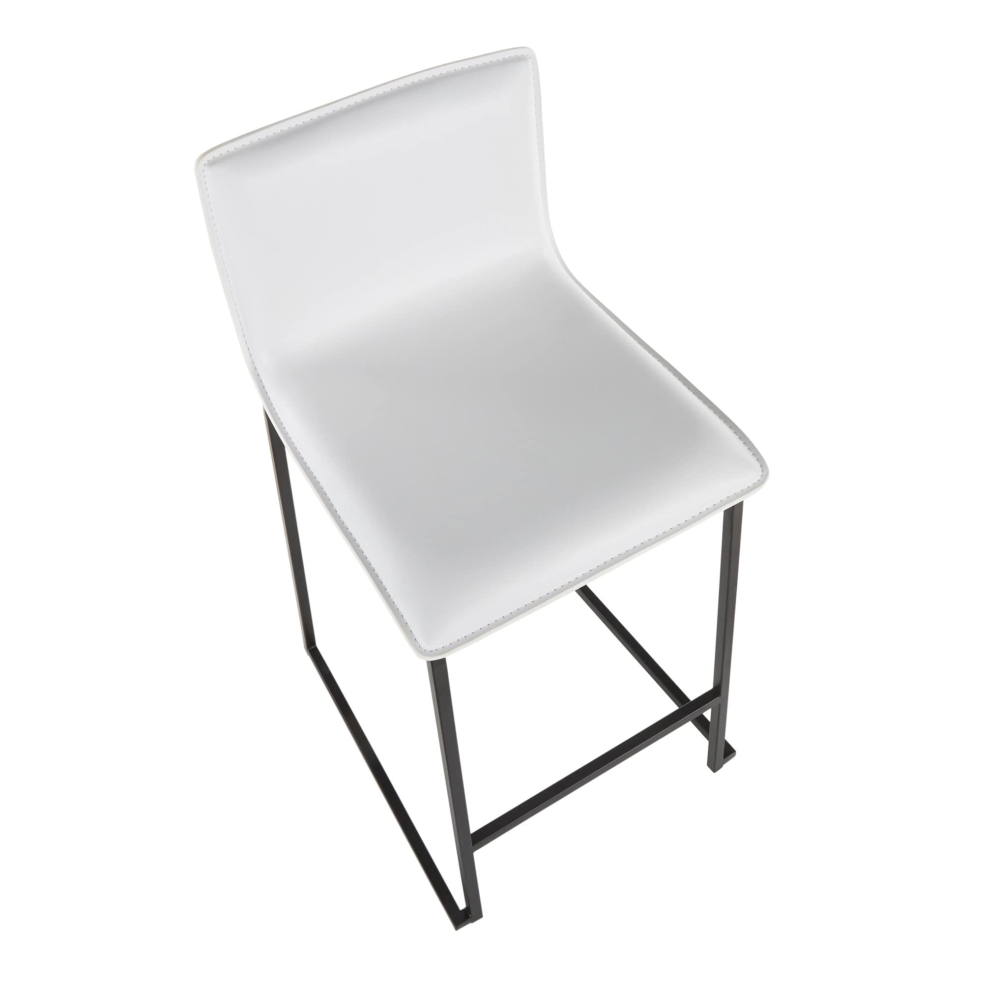 LumiSource Mara Upholstered Counter Stools Set of 2 - 24