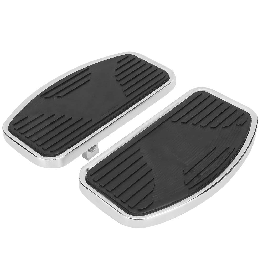 KIMISS Motorcycle Floorboards Front Footboard Rubber Insert Pedal Foot Peg Footrest for Honda Shadow ACE VT400/750 VT750DC Deluxe 1997-2003 - Durable Replacement for Comfortable Riding & Long Distance Touring