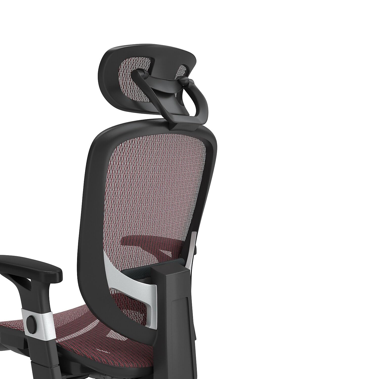 Ergonomic Mesh Computer and Desk Chair with Lumbar Support - Adjustable Height, Swivel & Rolling Wheels - Red Office Chair for Home, Gaming & Workspace Comfort