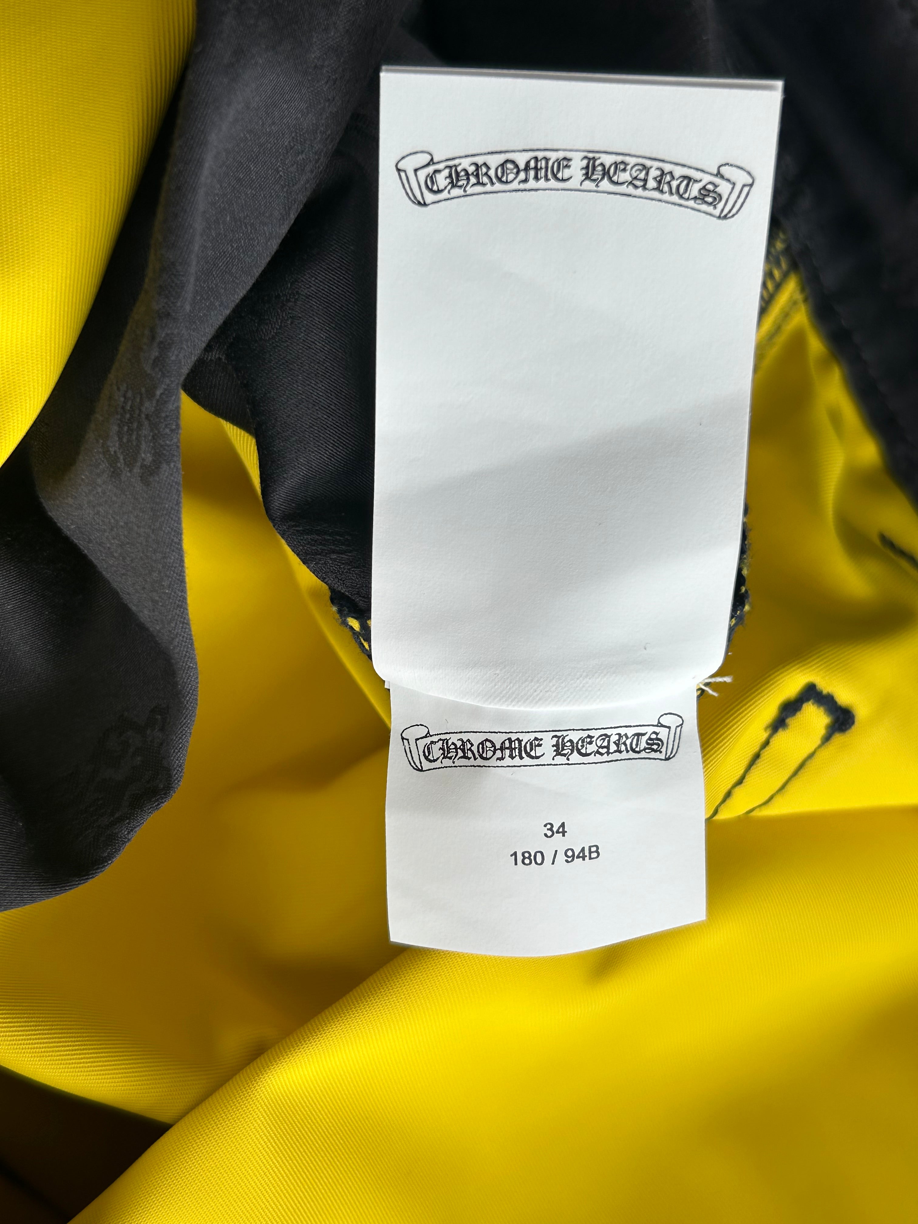 Chrome Hearts Navy Blue Nylon & Leather Carpenter Pants for Men - Stylish Workwear & Streetwear Fashion for Everyday Wear