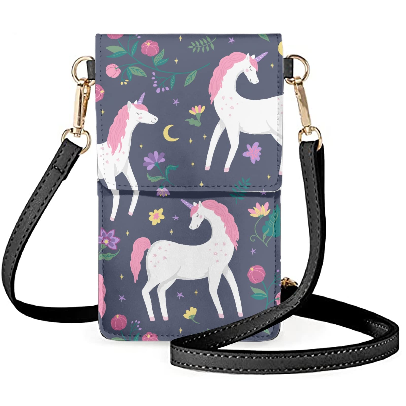 ENLACHIC Small Leather Crossbody Phone Purse for Women - Stylish Cellphone Bag with Card Holder & Adjustable Strap - Perfect for Travel, Shopping, and Everyday Use