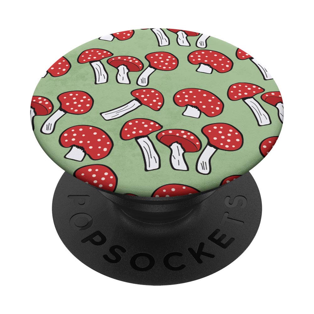 Cute Red Mushroom PopSocket - Swappable Phone Grip for iPhone, Samsung & Tablets - Perfect for Gaming, Reading & Daily Use