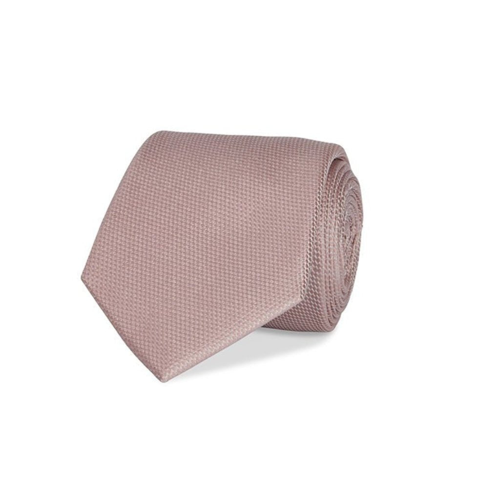 Elegant Pink Necktie for Men - Classic Silk Tie for Business, Wedding & Formal Occasions | ABELARD Premium Fashion Accessories