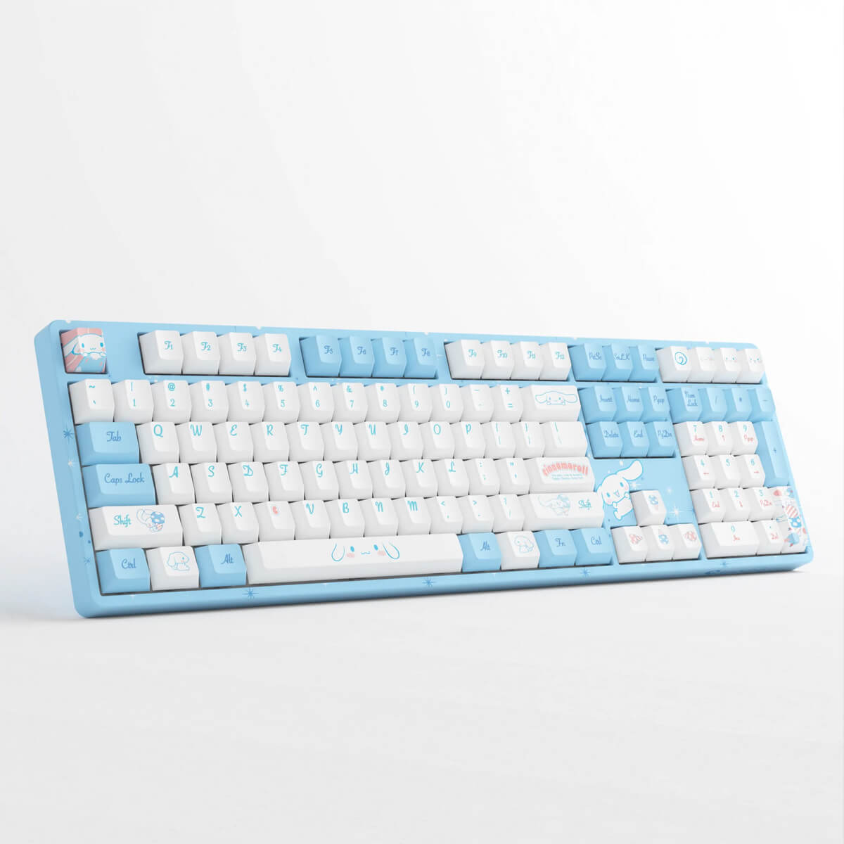 Akko 5108B Cinnamoroll RGB Hot Swappable Wireless Mechanical Keyboard with CS Jelly White Switches - Gaming, Office & Typing for PC/Mac