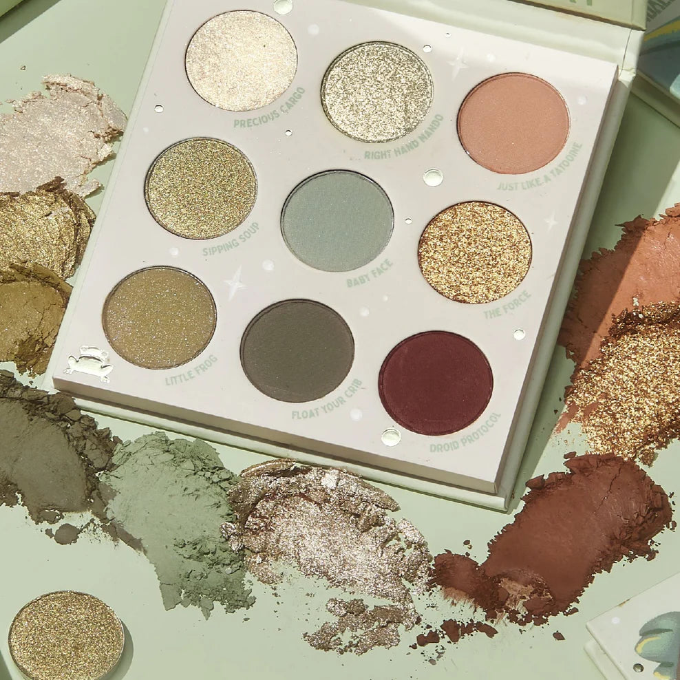 Limited Edition The Child™ Eyeshadow Palette by ColourPop - Perfect for Everyday Wear & Star Wars Fans