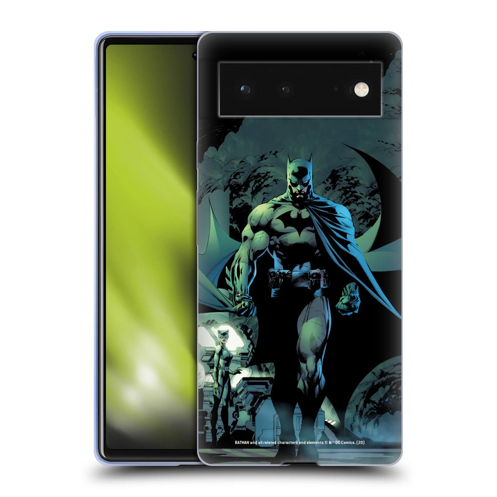 Head Case Designs Batman Hush Catwoman Soft Gel Case for Google Pixel 6 - Officially Licensed DC Comics Iconic Costume Design, Perfect for Comic Fans & Superhero Enthusiasts