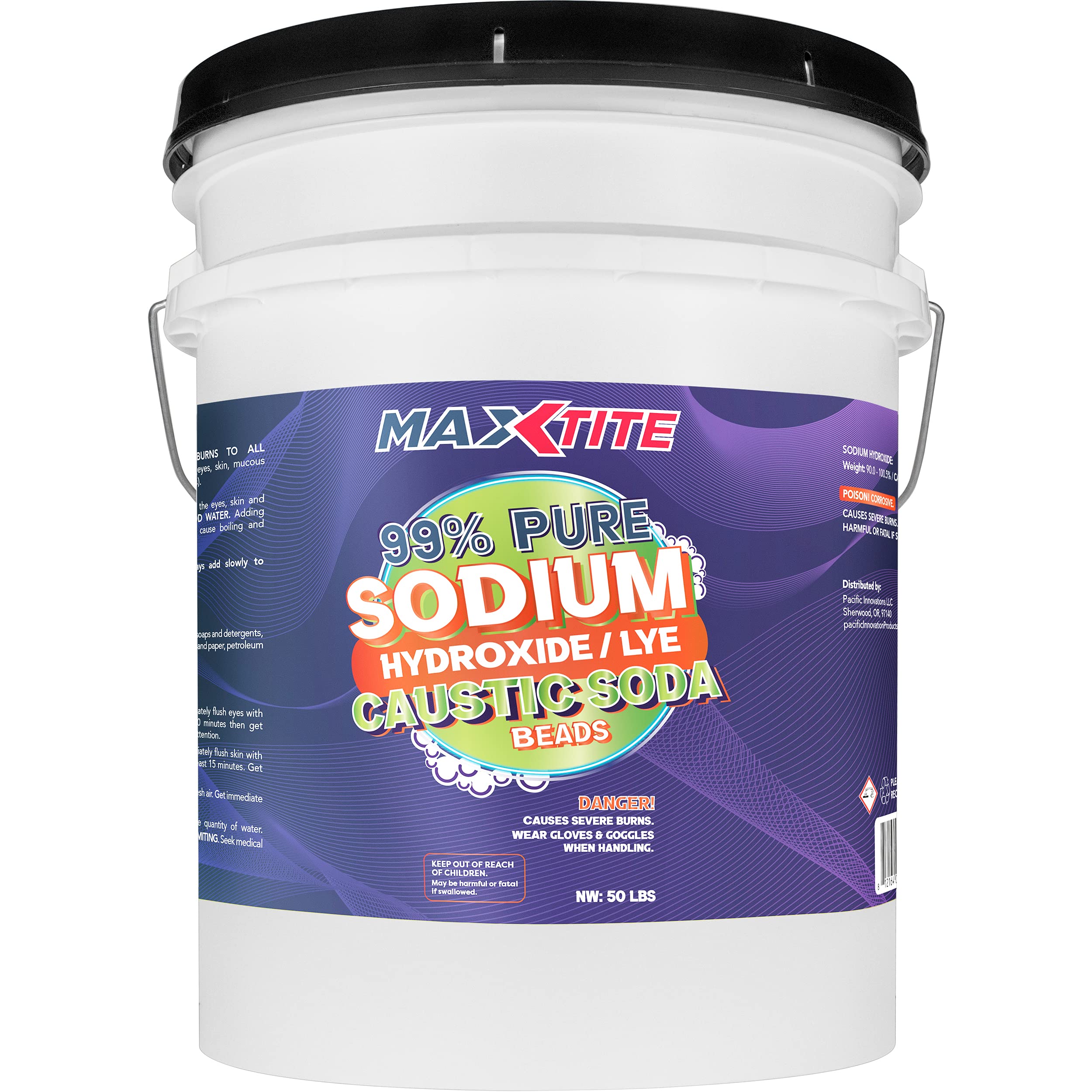 99% Pure Caustic Soda Beads for Soap Making, Drain Cleaning & Industrial Use