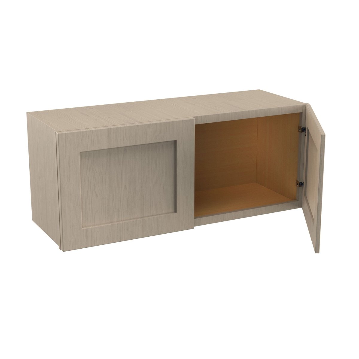 24 Inch Deep Wall Cabinet - Elegant Stone Finish | 36W x 15H x 24D Dimensions | Perfect for Kitchen, Bathroom & Garage Storage Organization