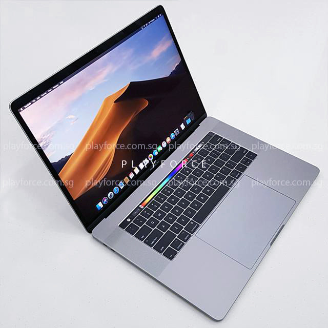 Apple MacBook Pro 15-inch 2017 Model with Touch Bar - 512GB SSD, Space Gray (Includes AppleCare) - Perfect for Graphic Design, Video Editing & Business Professionals