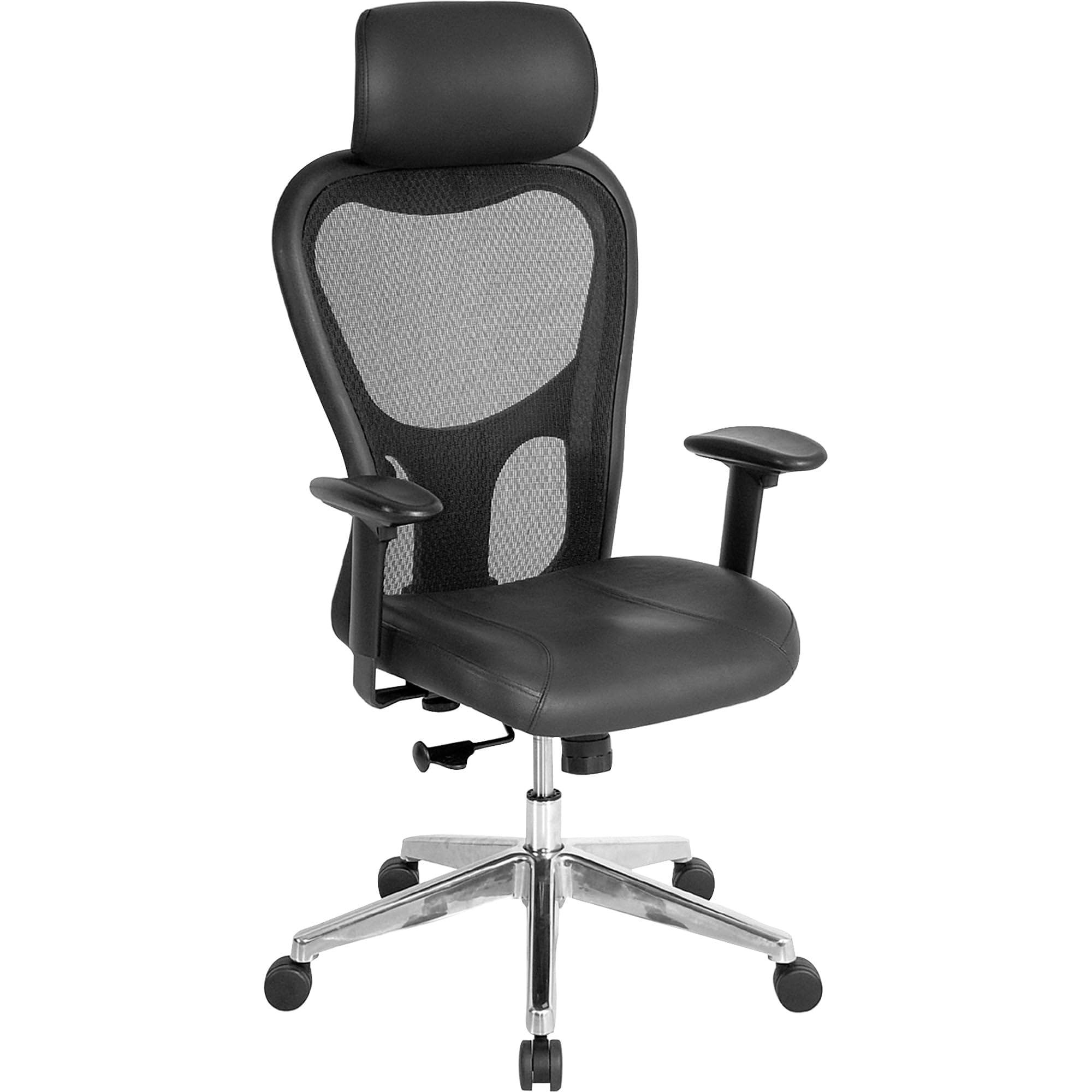 Lorell High Back Executive Chair - Ergonomic Office Chair with Adjustable Height & Lumbar Support - Perfect for Home Office, Conference Rooms & Corporate Workspaces
