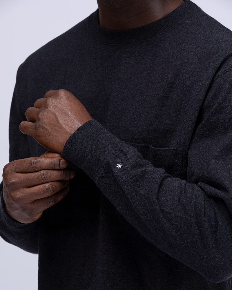 Eco-Friendly Recycled Cotton Long Sleeve T-Shirt for Men & Women - Soft Sustainable Casual Wear for Everyday Comfort & Outdoor Activities