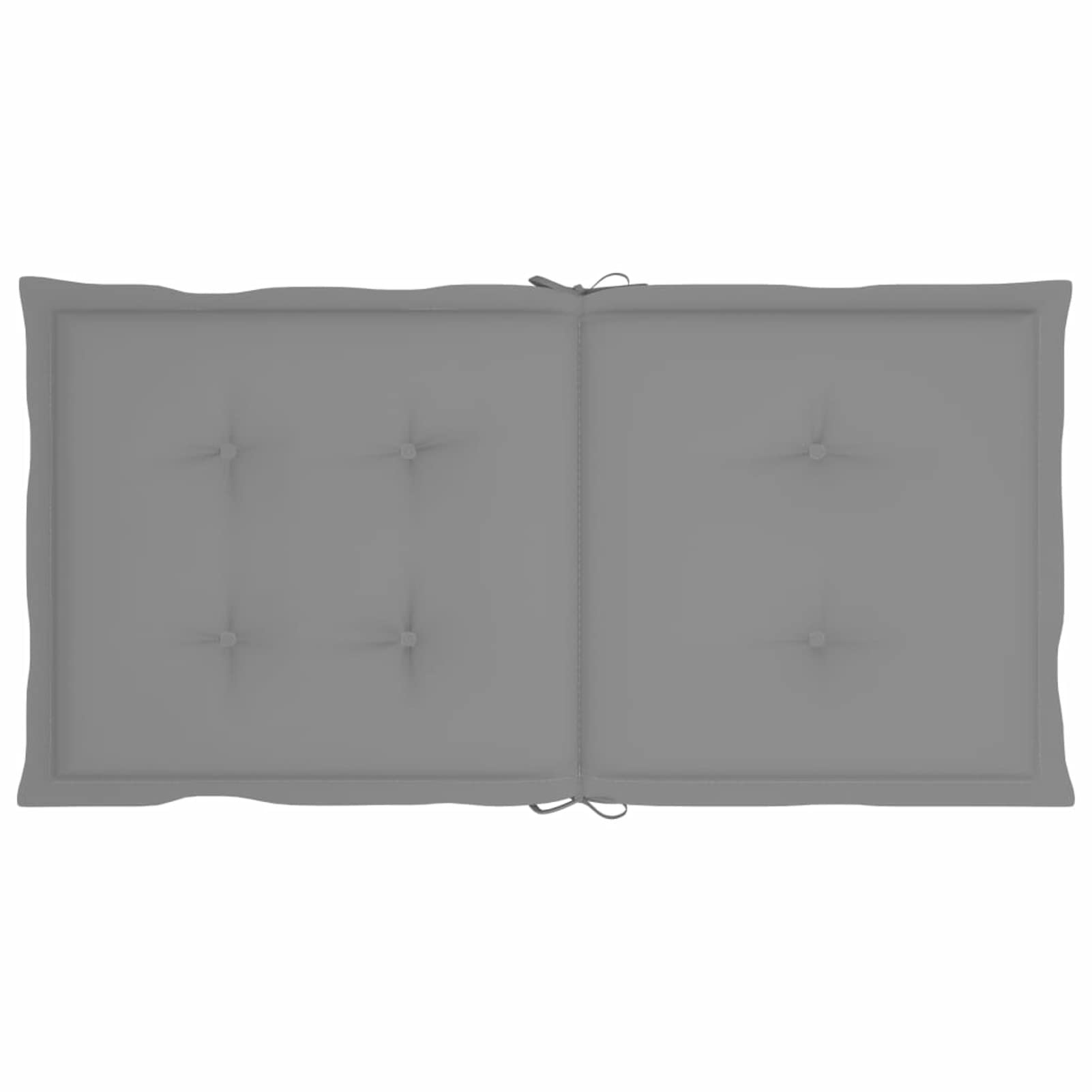 Premium 6-Piece Outdoor Chair Cushion Set - Water-Resistant Gray Patio Seat & Back Cushions (39.4