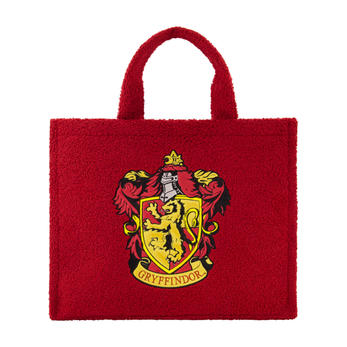Harry Potter Gryffindor Crest Tote Bag with Trolley Strap - Stylish Hogwarts House Themed Shopping Bag for Fans, Travel & Grocery Shopping