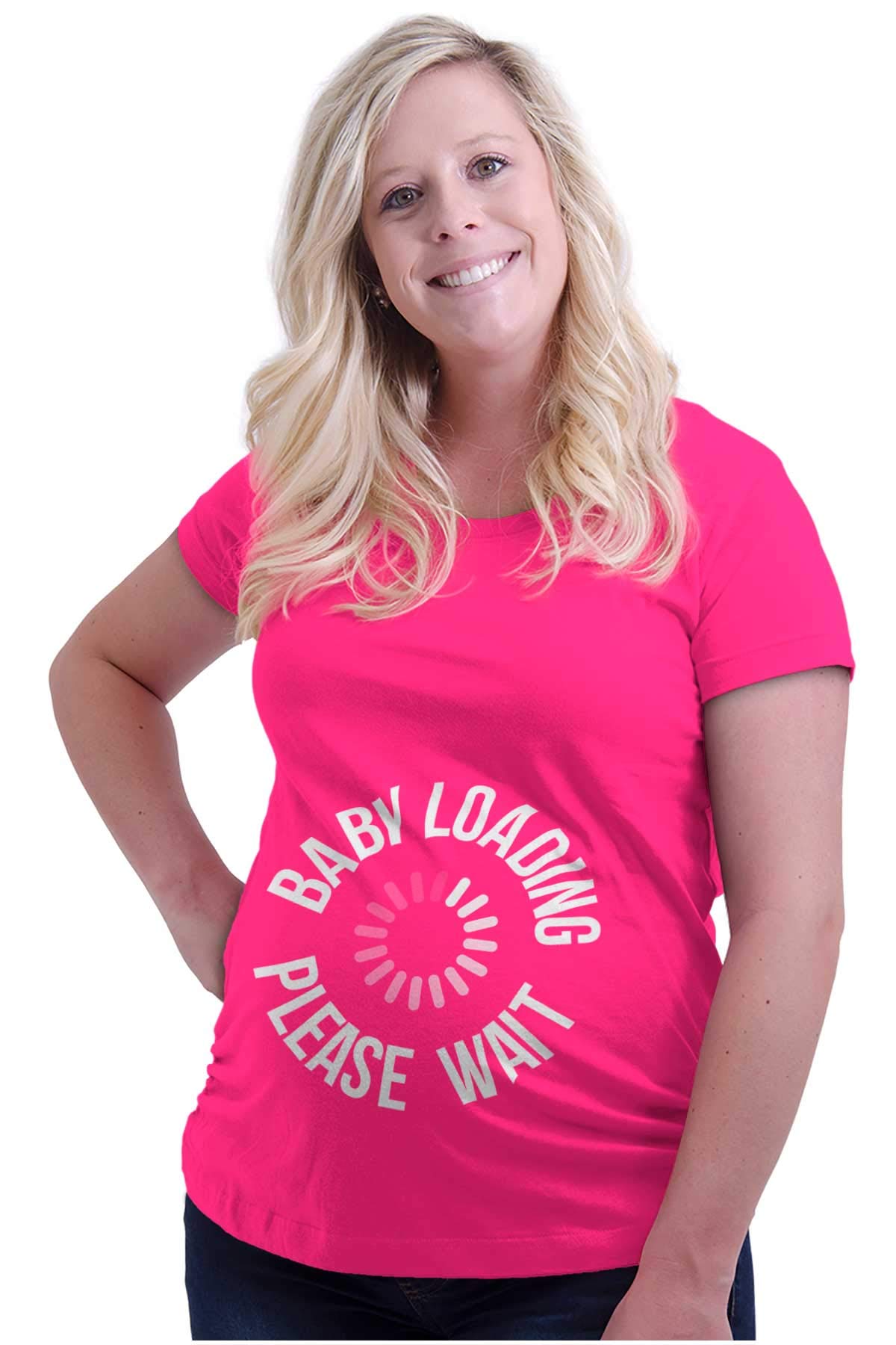 Brisco Brands Women's Maternity T-Shirt - Funny Pregnancy Tee for Expecting Moms | Comfortable Cotton Shirt for Baby Showers & Pregnancy Announcements