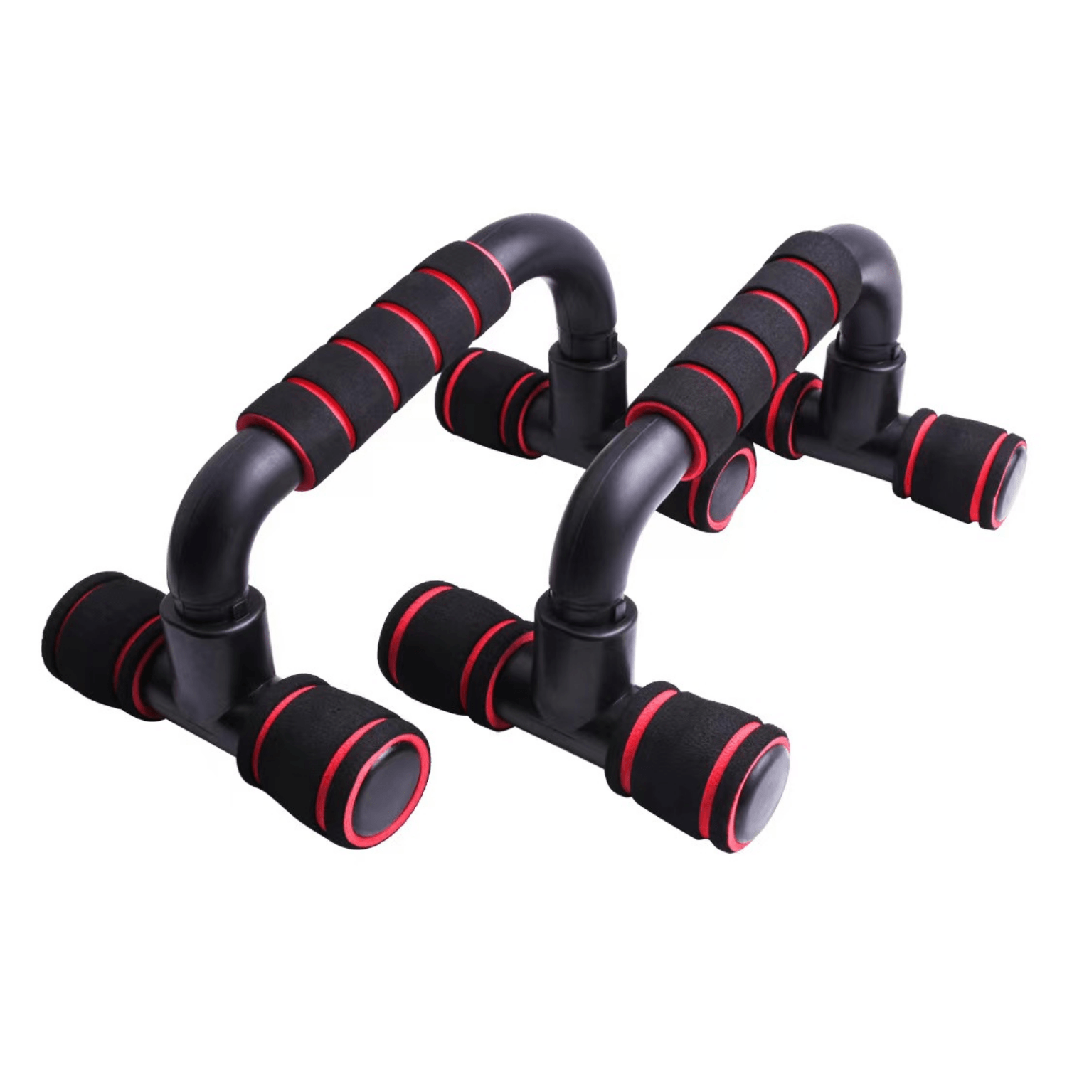 SwimPath Push Up Bars for Workout - Red - Perfect for Home Gym, Fitness Training & Strength Exercises