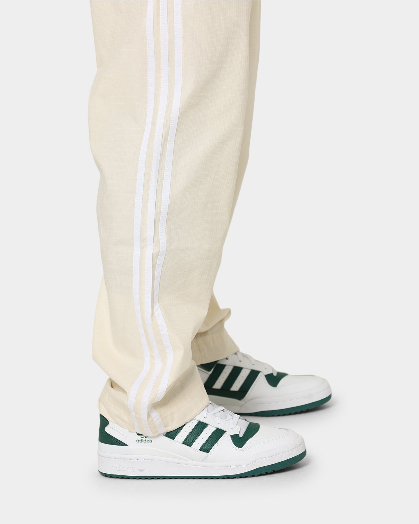 Adidas Originals Relaxed Fit Work Pants for Men - Wonder White | Comfortable Casual Office Wear & Street Style Fashion