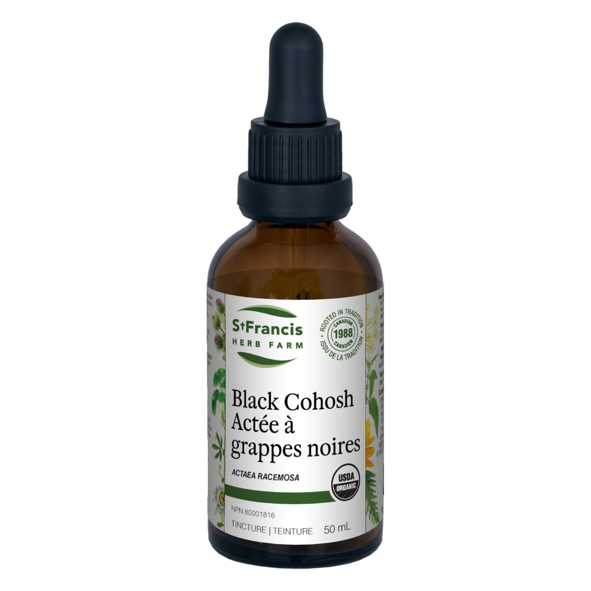 Black Cohosh (Actaea Racemosa) Root Supplement for Women's Health - Natural Menopause & PMS Relief - Supports Hormonal Balance & Sleep