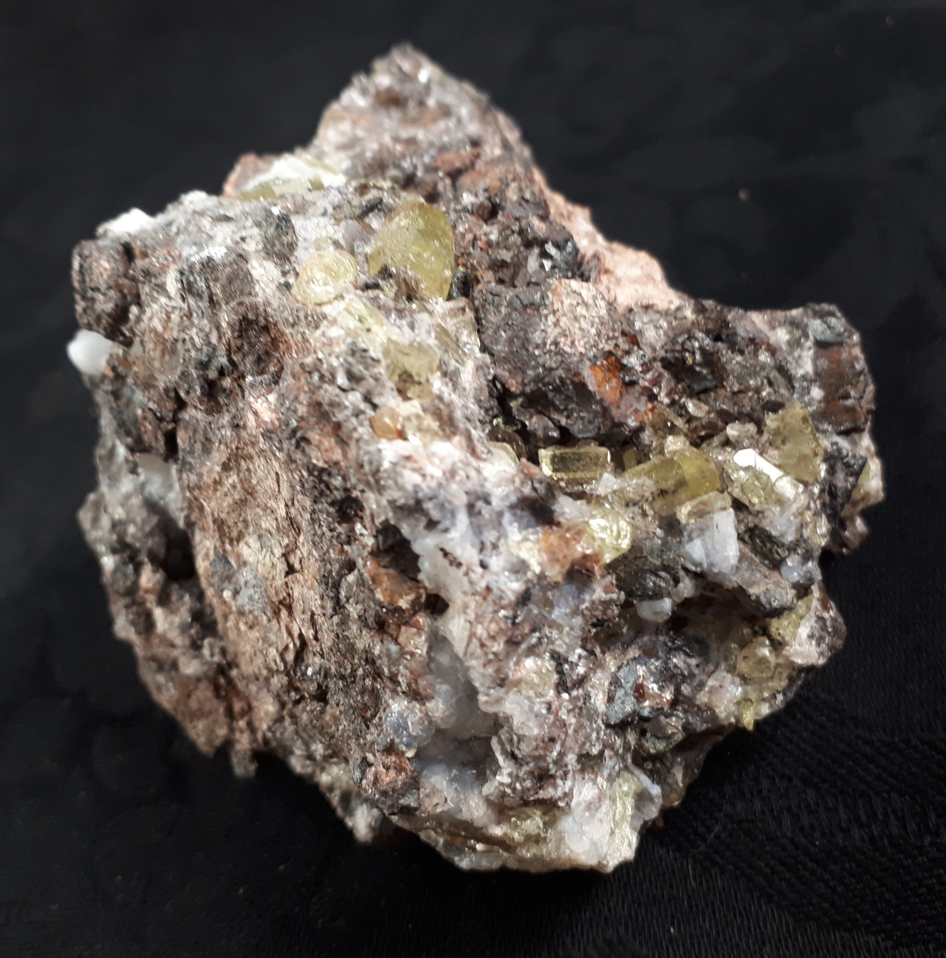 Natural Apatite in Matrix Specimen - Rare Mineral Collection for Healing, Meditation & Home Decor | Perfect for Crystal Enthusiasts & Spiritual Practitioners