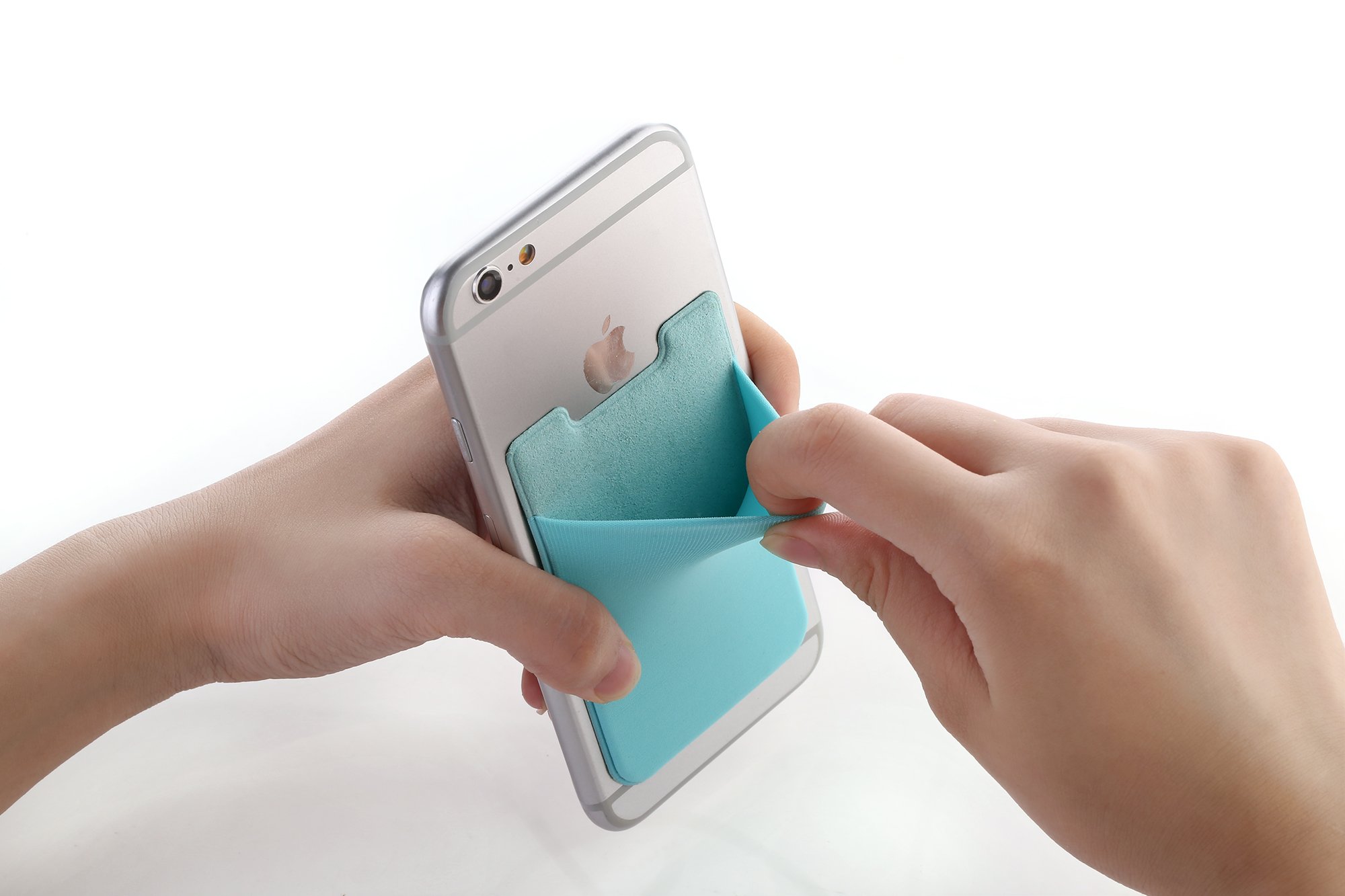 Cerbery Phone Wallet Case - Slim Card Holder for iPhone & Samsung Galaxy - Compatible with Apple iPhone 14/13/12 & Galaxy S23/S22 (Blue) | Perfect for Hands-Free Shopping, Travel & Everyday Use