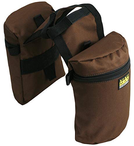 TrailMax Medium-Sized Saddlebag System - Detachable Overnighter Combo Pack with Horn Bags & Cantle Bag | Durable Horse Riding Gear for Camping, Trail Rides & Western Equestrian Adventures