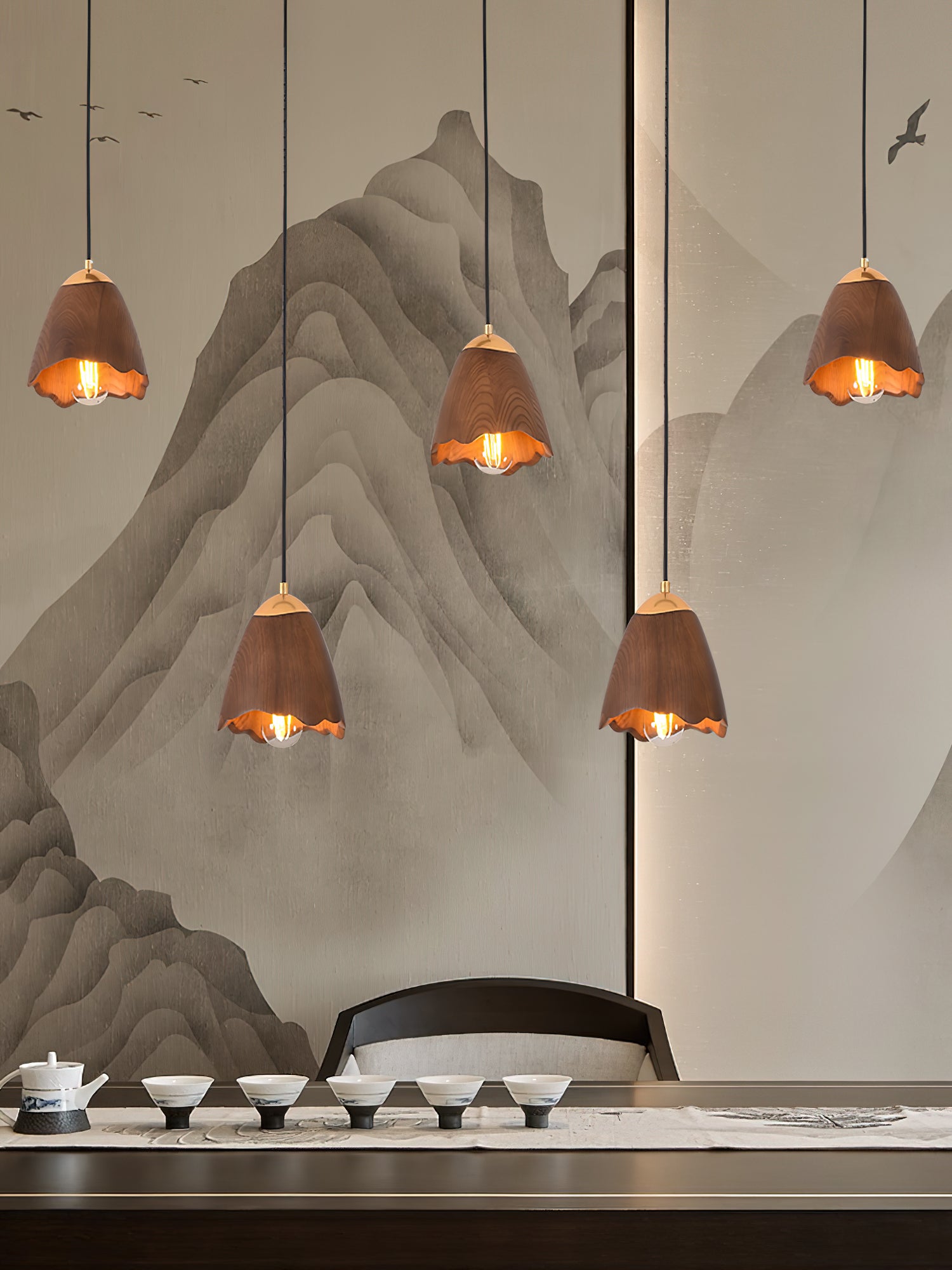 Melody Bell Pendant Lamp - Elegant Glass Hanging Light Fixture for Dining Room, Kitchen Island & Bedroom Decor