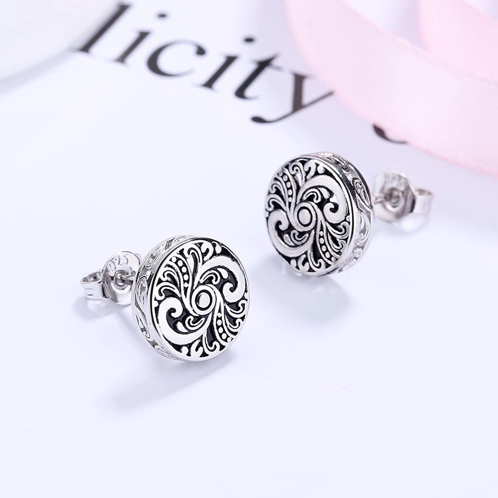 Amy & Annette 925 Sterling Silver Stud Earrings for Women - Hypoallergenic Post Earrings for Sensitive Ears | Perfect for Everyday Wear, Gifts & Special Occasions