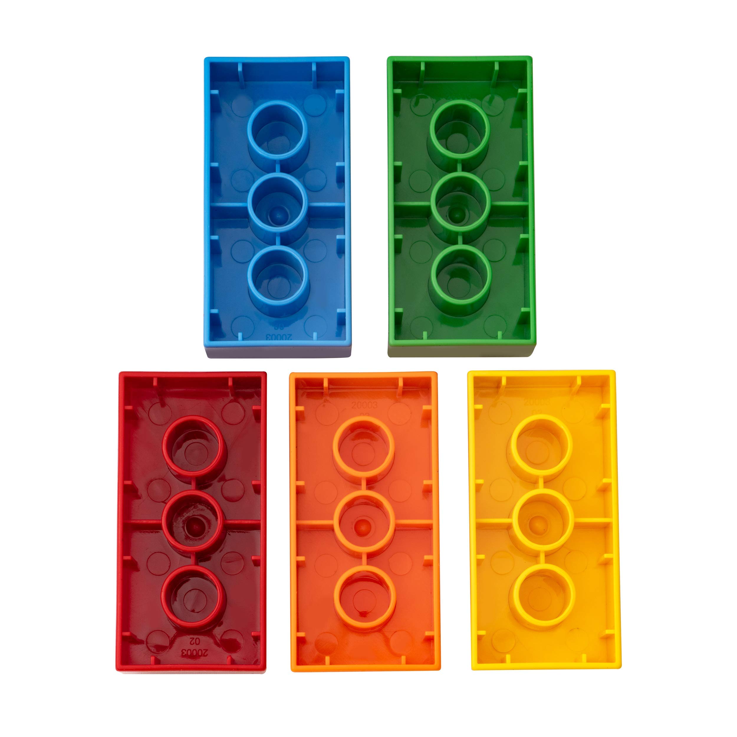 Large Building Blocks for Kids - STEM Educational Toys - 50-Piece Classic Big Bricks Set - Compatible with LEGO & Major Brands - Creative Learning Toys for Toddlers & Children (Ages 3+) - Perfect for Classroom, Birthday Gifts & Family Bonding Activities