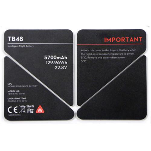 DJI Inspire 1 TB48 Battery Insulation Sticker - High Temperature Protection for Drone Batteries - Perfect for Aerial Photography & Professional Videography