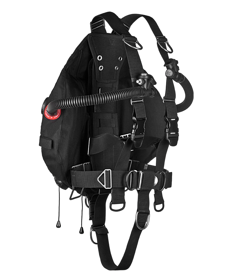 XDeep Stealth 2.0 REC Redundant Bladder System - Black | Scuba Diving BCD for Professional & Recreational Divers | Perfect for Deep Dives & Underwater Exploration