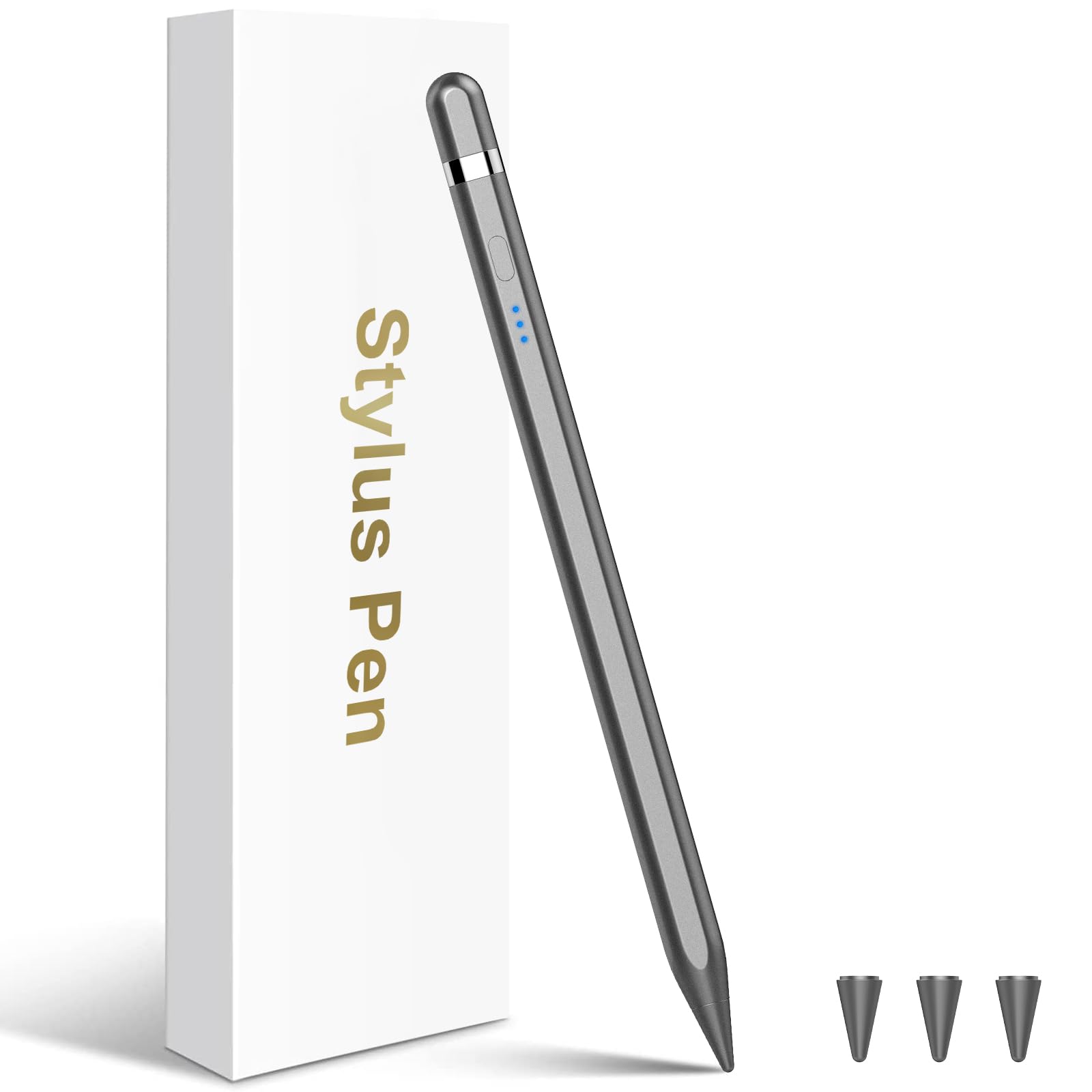 Apple Pencil 1st Generation Stylus for iPad (2018-2023) - Magnetic Tilt Sensitivity & Palm Rejection - Compatible with iPad Air 3/4/5, iPad Mini 5/6, iPad 6/7/8/9/10, iPad Pro 11