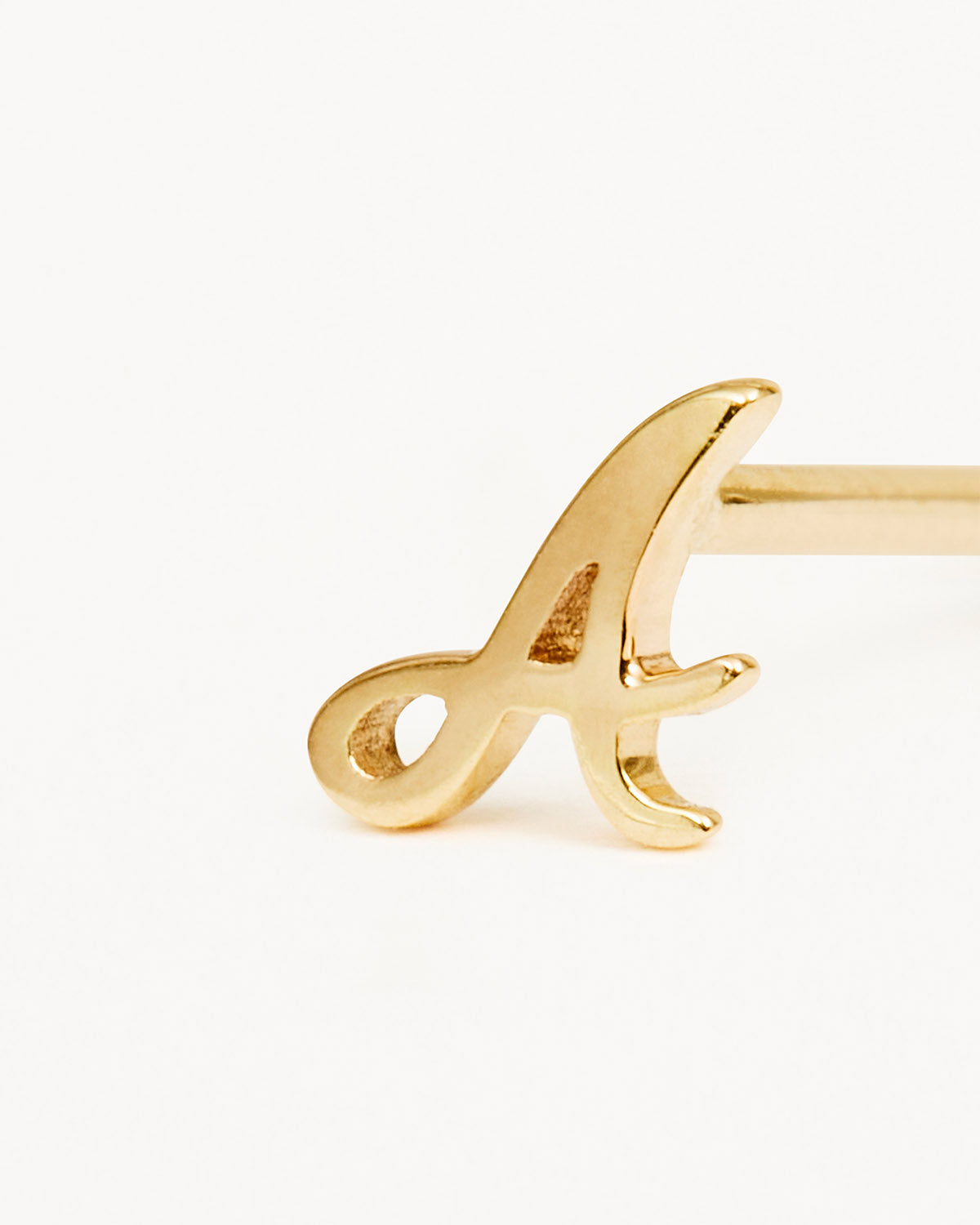 14K Solid Gold Love Letter Earrings - Dainty Romantic Jewelry for Women - Perfect Gift for Anniversary, Valentine's Day & Everyday Wear