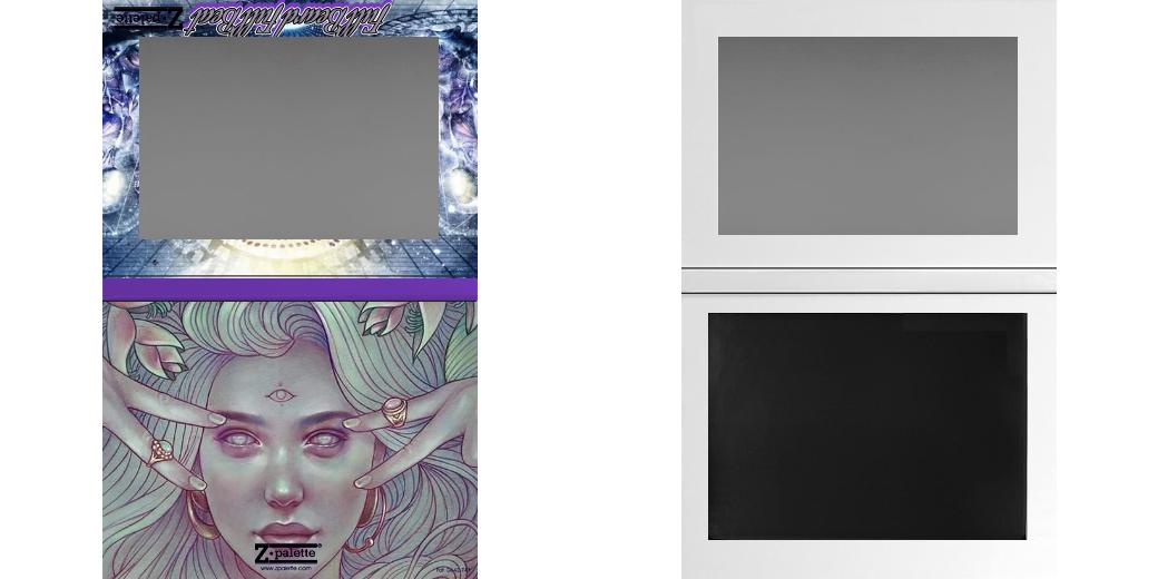 Custom Extra Large Z Palette - Magnetic Makeup Palette for Eyeshadows & Blush - Perfect for Professional Makeup Artists & Travel