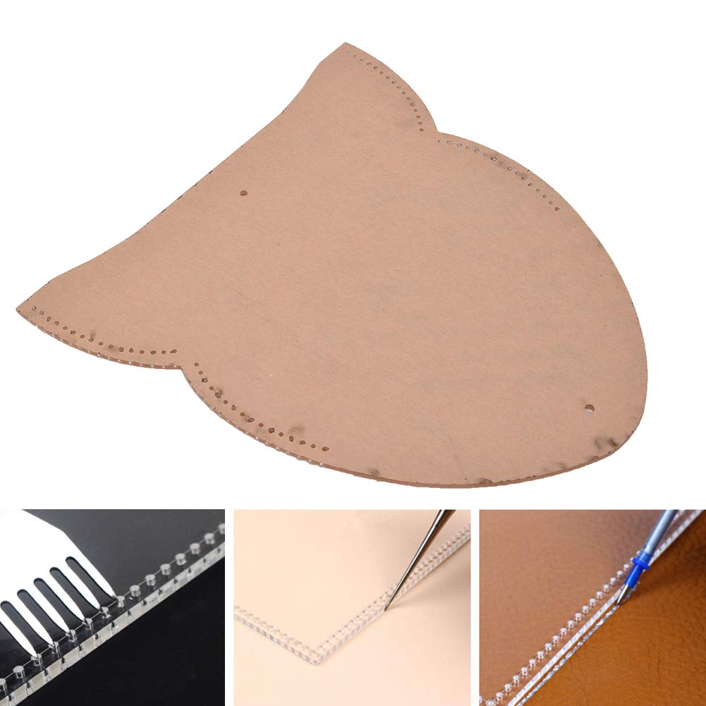 Acrylic Glasses Case Template - DIY Leather Craft Stencil for Sunglasses & Eyewear Storage - Perfect for Handmade Accessories and Gift Making