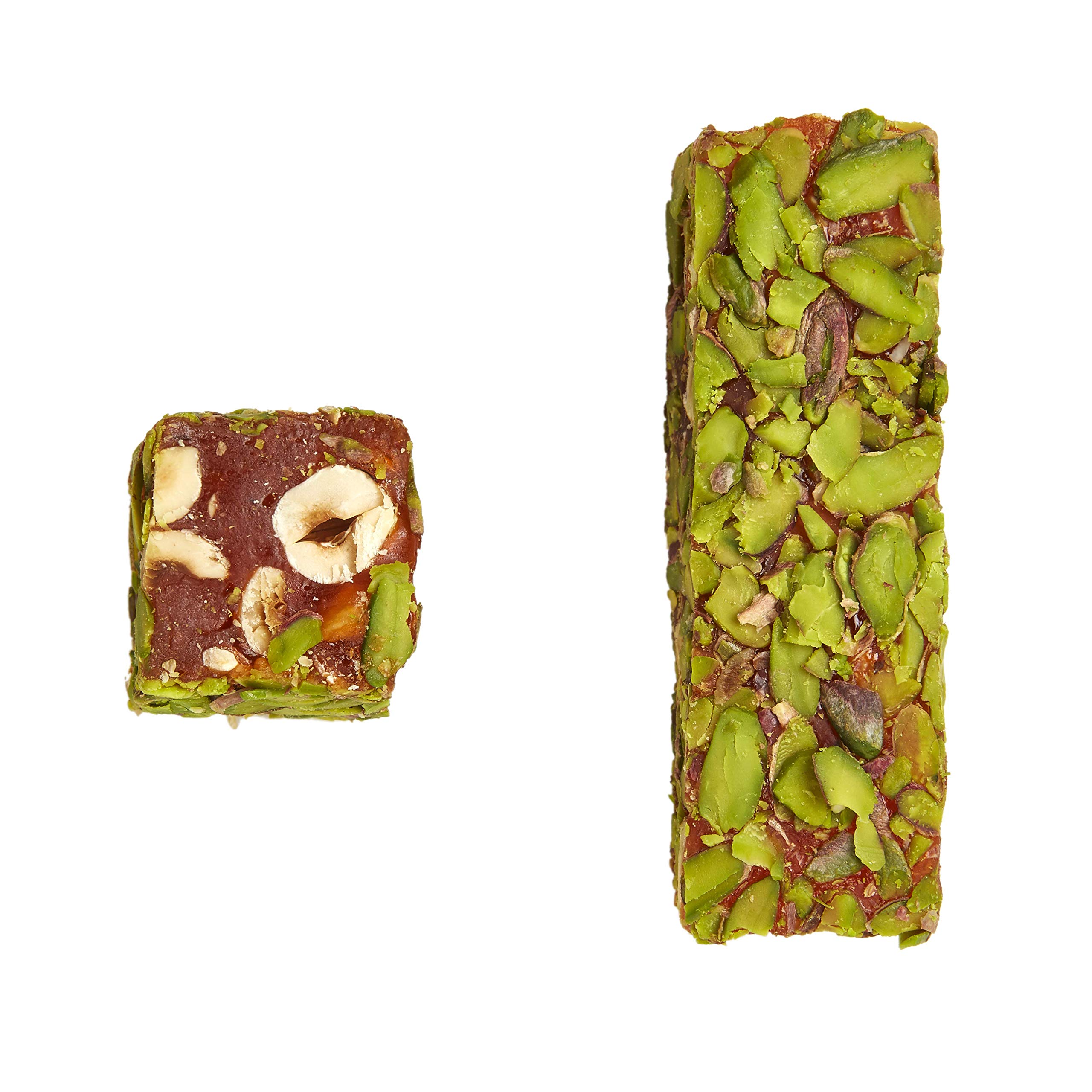 Premium Turkish Delights (Lokum Candy) - Authentic Vegan Sweets from Turkey - Natural Orange, Pistachio & Hazelnut Flavors - 7oz Pack - Perfect for Gifts, Parties & Dessert Tables